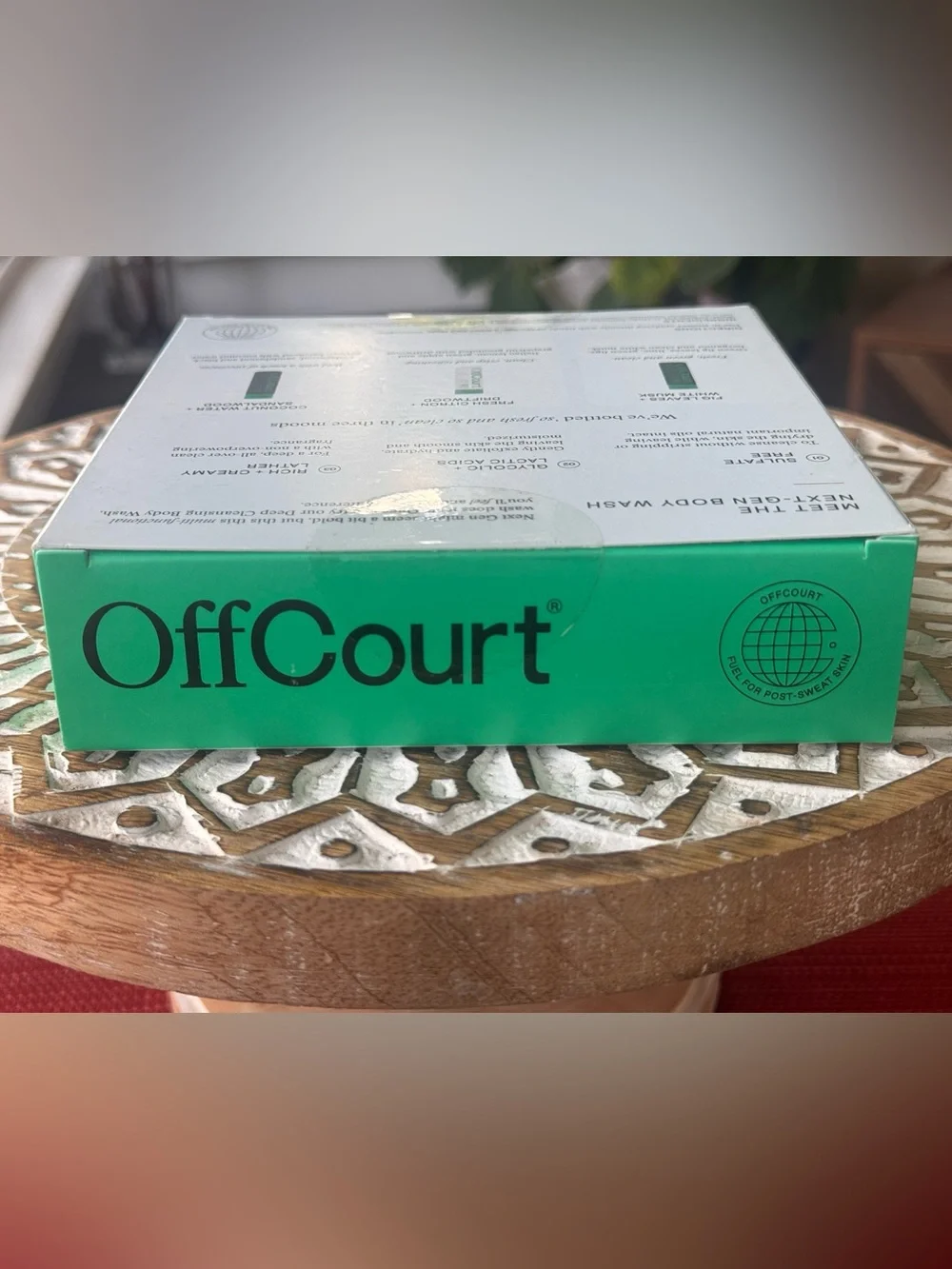 OffCourt Deep Cleansing Body Wash Gym Bag Companion Travel Trio 3 x 3.4 oz New